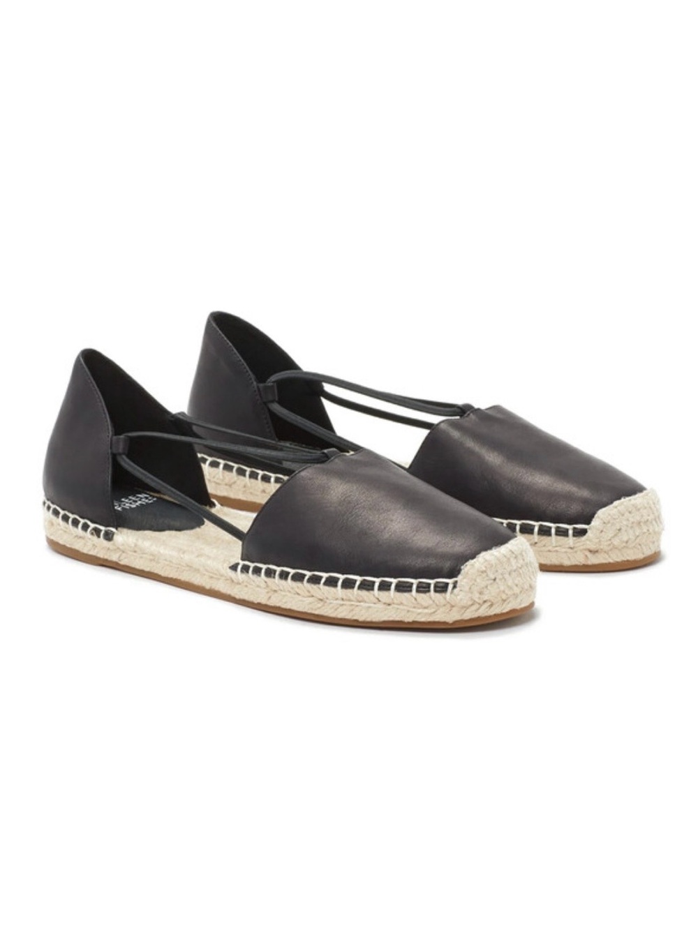 Eileen Fisher Lee Washed Leather Espadrille